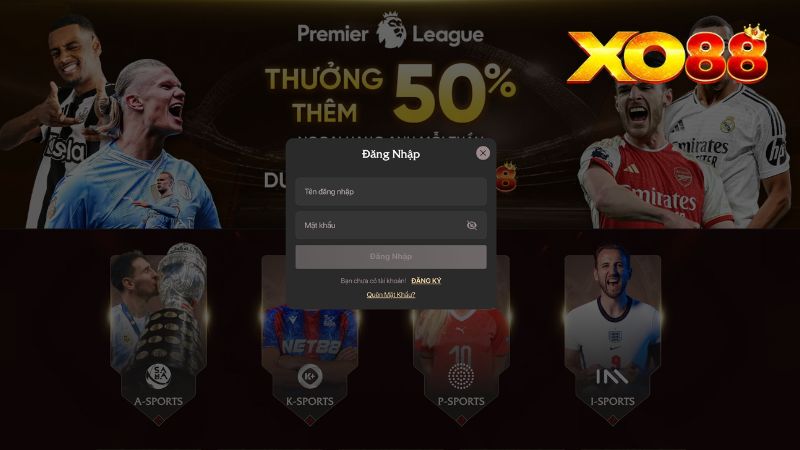 Game thủ chỉ cần nhập đúng các ô thông tin login là vào được ví game cá nhân của mình