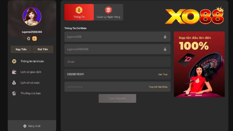 Anh em nên thực hiện thêm bước xác thực và bổ sung email để tăng cường bảo mật acc